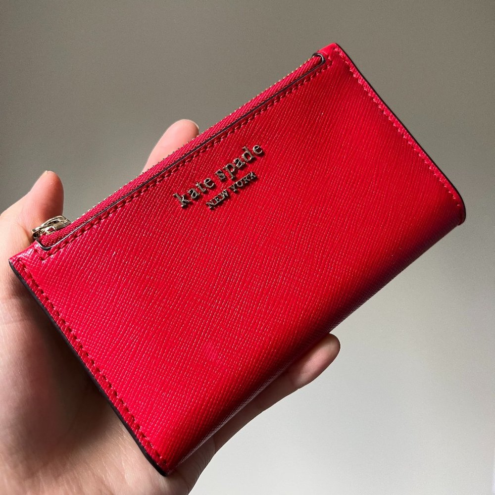 Kate Spade Red Bifold Wallet